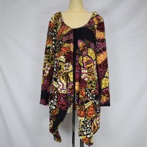 Aller Simplement | Floral Asymmetrical Blouse L/XL